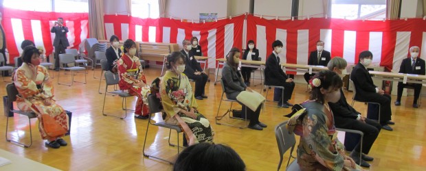 芋井地区　成人祝賀式 令和３年１月３日（日）開催しました。